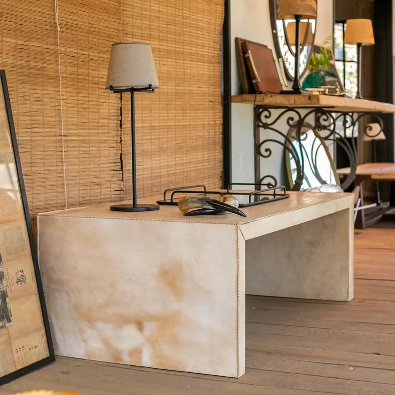 Mesa Cardo - Zainas en Beige - Mesas de living, Uruguay | Zainas