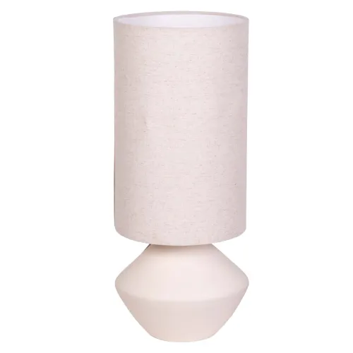 Lámpara De Mesa Ml2591 Blanco Cerámica Ml259176 en Blanco - Lámparas de mesa, Uruguay | Divino
