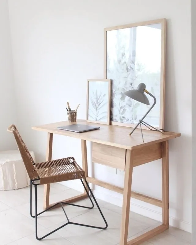 Escritorio Suri en Madera natural - Escritorios, Uruguay | Treehouse Deco