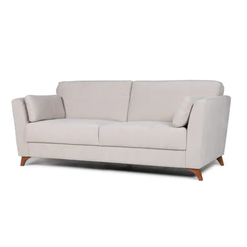 Sofá Capri - Tela Microfibra - 3 cuerpos - Kruger 02-152 (Beige) en Beige - Sillones y sofás, Uruguay | NYR
