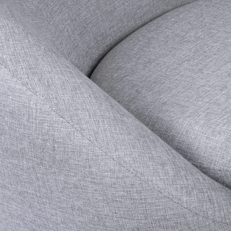 Butaca Giratoria Tela Gris Oslo en Gris - Sillones y sofás, Uruguay | Divino, vista 4