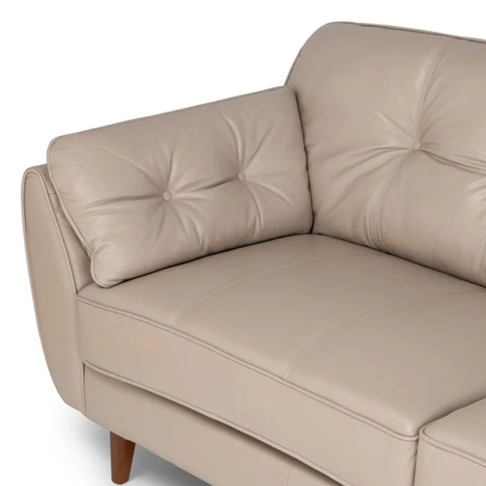 Sofá Defender - Cuero Básico - 3 cuerpos - 519 (Beige) en Beige - Sillones y sofás, Uruguay | NYR, vista 3