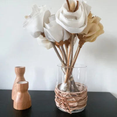 Flores de tela grandes – Set x3 unidades - Jarrones, Uruguay | Dreams On Time, vista 2