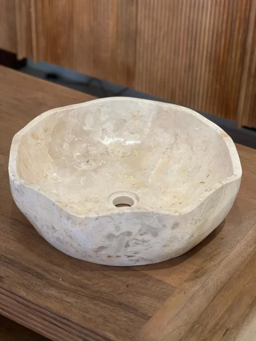 Bacha hexagonal marmol en Beige - Decoración, Uruguay | FMB