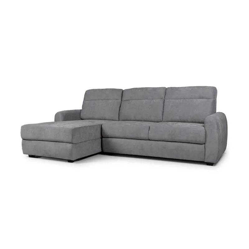 Rinconera Elyon - Tela Microfibra - Chaise izquierdo - 9250 (Grafito) en Gris - Sillones y sofás, Uruguay | NYR
