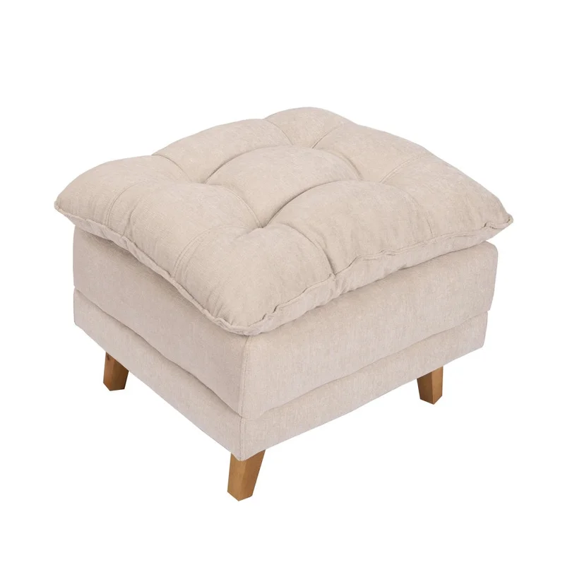 Poltrona reclinable Con Puff - Luxor - Beige en Rojo - Sillones y sofás, Uruguay | Ecowood, vista 6