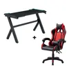 Silla + Escritorio Gamer Led en NEGRO/ROJO - Escritorios y sillas de escritorio, Uruguay | Divino, vista 2 de 9