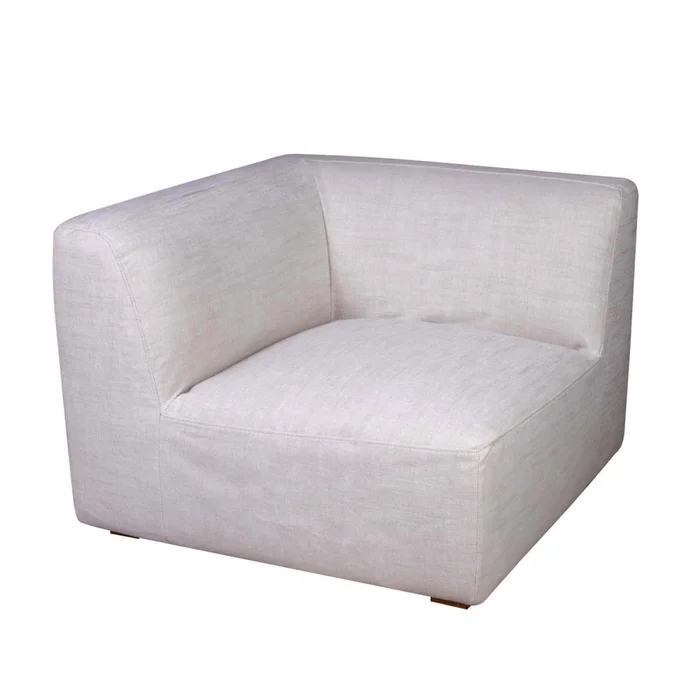 Sofá Modulable Tela Natural-beige Chill Natural en Madera natural - Sillones y sofás, Uruguay | Divino, vista 3