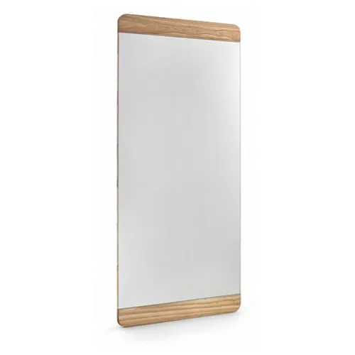 ESPEJO RECTANGULAR - DETALLES DE MADERA LACA BLANCA en Blanco - Espejos, Uruguay | Champagne Home