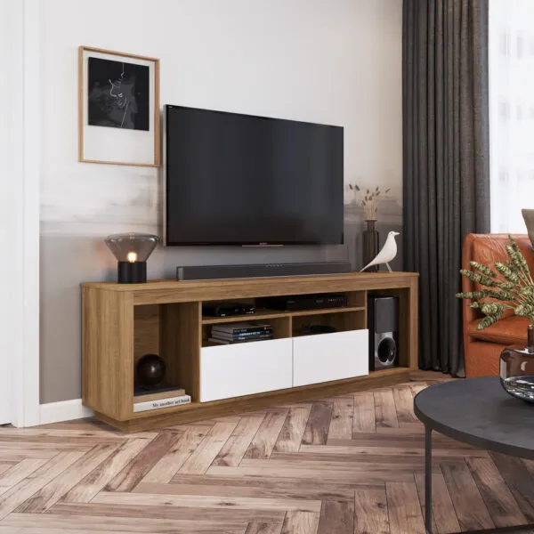 Rack Cuomo en Multicolor - Muebles para TV, Uruguay | Palermo Casa Deco