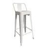 TABURETE TOLIX BLANCO CON RESPALDO BC-234 - Butacas, banquetas y puffs, Uruguay | Alfa Ventas, vista 1 de 2