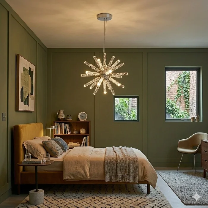 Colgante Led esfera 18 luces 50W Dimerizable en Plateado - Lámparas colgantes, Uruguay | Iluminica