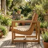 Sillón curvo 1 cuerpo exterior — Serra Amoblamientos en Madera natural - Muebles para el exterior, Uruguay | Serra Amoblamientos, vista 3 de 5