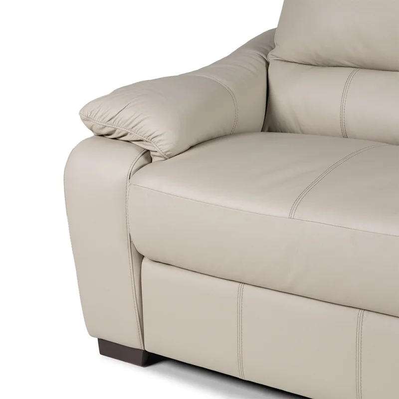 Sofá Portofino - Cuero Básico - 3 cuerpos - Arena - (Preventa) en Beige - Sillones y sofás, Uruguay | Nyr, vista 5