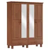 FINESTRA- ROPERO BRONZE 4 PUERTAS 2 CAJONES 1142TN - Roperos y placares, Uruguay | Alfa Ventas, vista 1 de 4