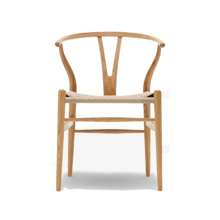 Silla De Comedor Wishbone Madera Beech Y Asiento Ratan Natural en Madera natural - Sillas, Uruguay | Soy Hogar, vista 2