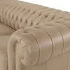 Sofá Chesterfield Novo - Cuero Básico - 3 cuerpos - Arena - (Preventa) en Beige - Sillones y sofás, Uruguay | NYR, vista 5 de 5