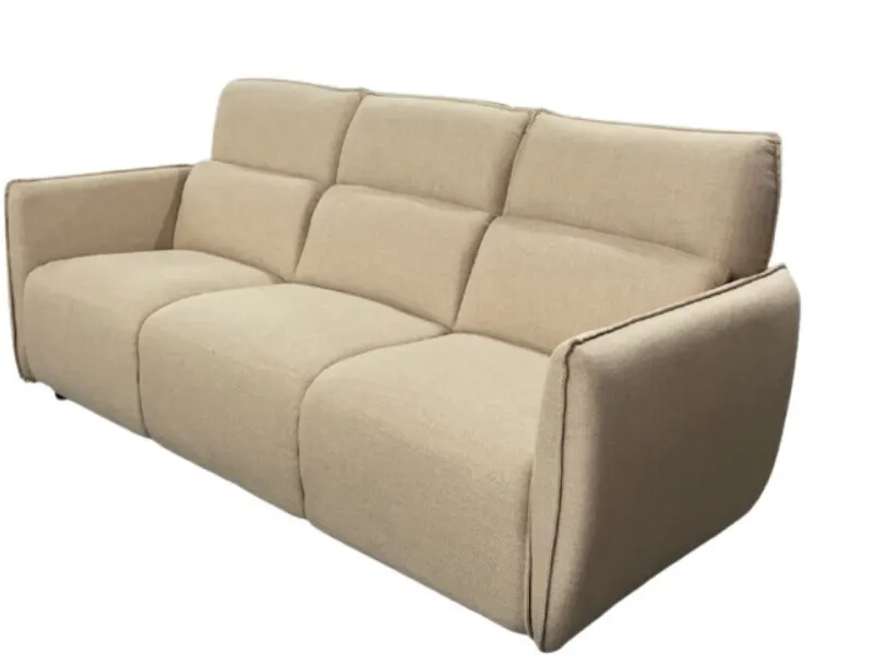 Sofá 3 cps PHILIPPE - Beige en Beige - Sillones y sofás, Uruguay | Finkel