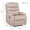Sillon reclinable 1 cuerpo - Beige en Beige - Sillones y sofás, Uruguay | La Cueva Muebles, vista 4 de 18