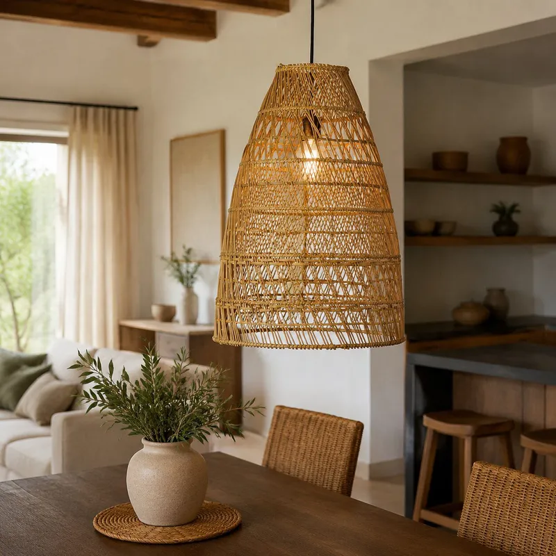 Lámpara Elin en Madera natural - Lámparas colgantes, Uruguay | Camino a Casa