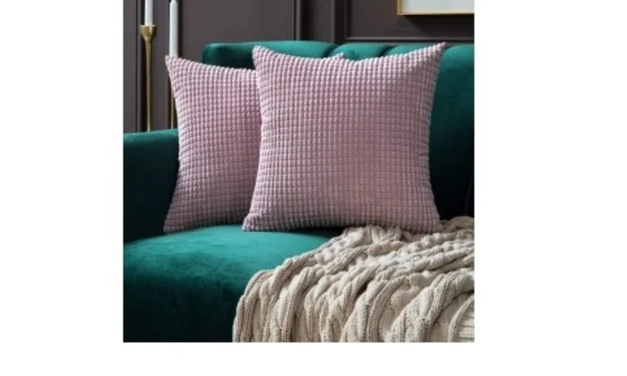 Almohadón Pana Pink (trama a cuadros) en Almohadón Pana Pink (trama a cuadros) - Textiles, Uruguay | Finkel