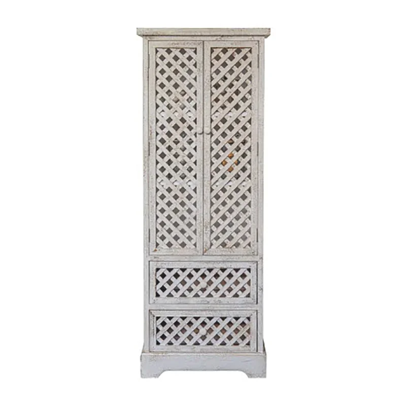 Mueble Vintage Blanco Vertical en Blanco - Aparadores y recibidores, Uruguay | Decotech, vista 3