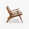 Butaca Grignoon de madera maciza de acacia y ratán sintético trenzado en Beige, Natural - Butacas, banquetas y puffs, Uruguay | Kavehome, vista 6 de 8