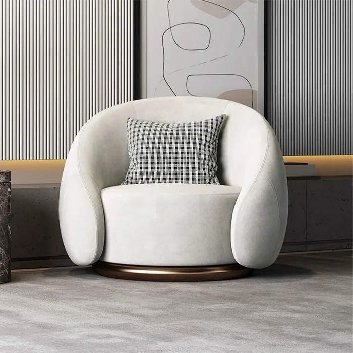 POLTRONA ARRONDI Off White en Off-white - Butacas, banquetas y puffs, Uruguay | Viasono, vista 2