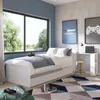Cama Marinera 1 Plaza Hashtag - Blanca en Blanco - Dormitorio, Uruguay | Rústico Hogar, vista 3 de 5