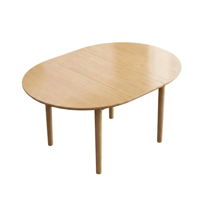 Mesa de comedor Extensible - Madera maciza 100 a 130 cm - Línea Serena en Madera natural - Mesas de comedor, Uruguay | Ecowood, vista 2