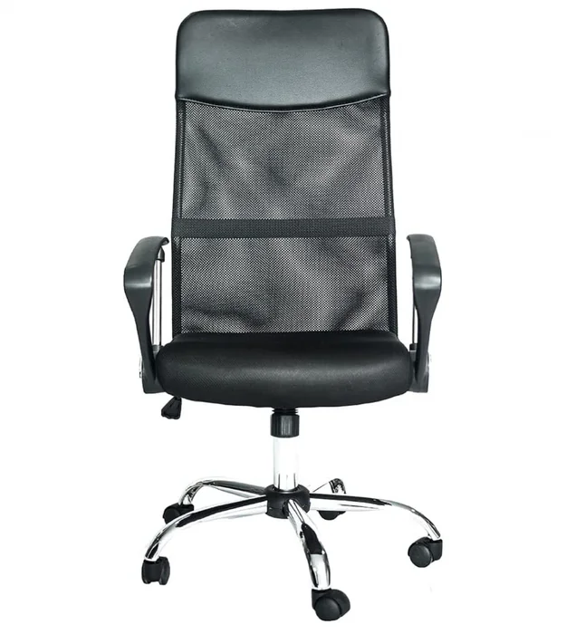 Silla De Escritorio Mallada - Negra en Negro - Escritorios y sillas de escritorio, Uruguay | Unilux