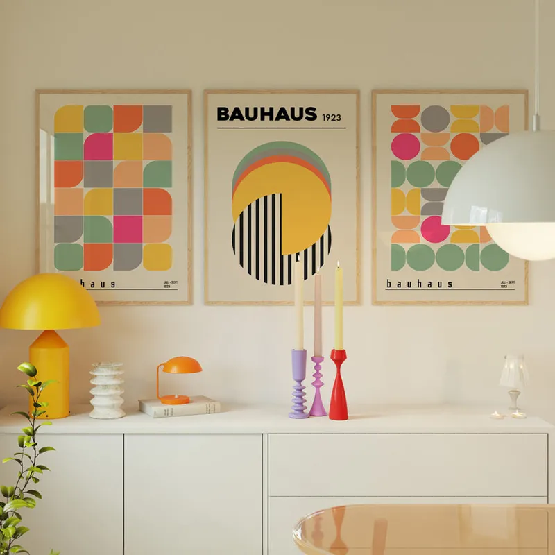 Bauhaus - Pastel en Multicolor - Láminas, Uruguay | La Cuadrería