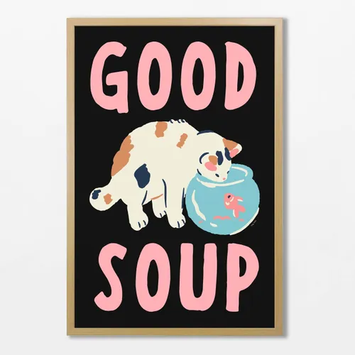 Cat - Good Soup - Láminas, Uruguay | La Cuadrería