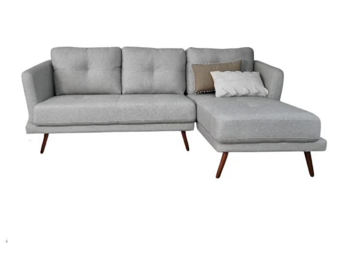 Sofá con Chaise BOHO Derecho - Gris en Gris - Sillones y sofás, Uruguay | Finkel, vista 2
