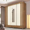Ropero 3 Puertas 2 Cajones Con Espejo Y Rieles Metalicos Mdp Almendra Off White - Butacas, banquetas y puffs, Uruguay | Muebles Express, vista 3 de 8