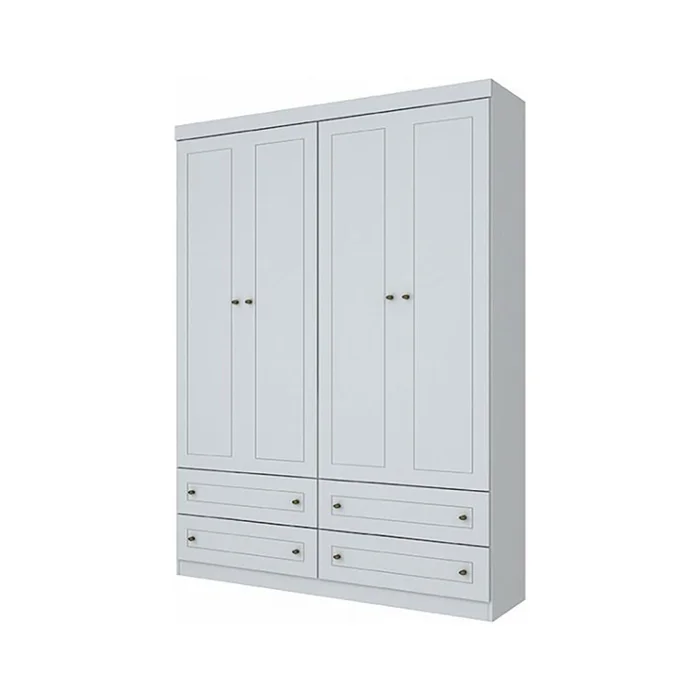 PLACARD ROPERO AMERICANO 4 PUERTAS MDF - Roperos y placares, Uruguay | Alfa Ventas