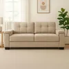 Sillón 3 Cuerpos Tela Natural-beige Luares Arena en Beige - Sillones y sofás, Uruguay | Divino, vista 1 de 3