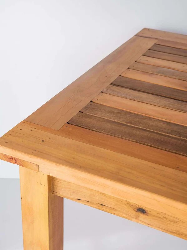 MESA INTERIOR/EXTERIOR ILHABELA 100x100 en Madera natural - Mesas de comedor, Uruguay | Fundamento Muebles, vista 3