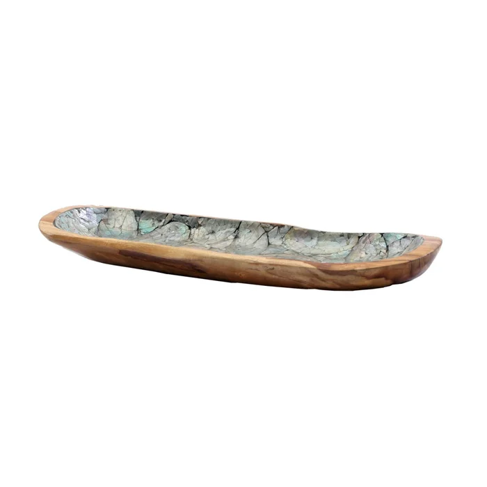 Bowl Naca 45*19*5, Madera Natural-beige Natural/gris en Madera natural - Decoración, Uruguay | Divino, vista 2