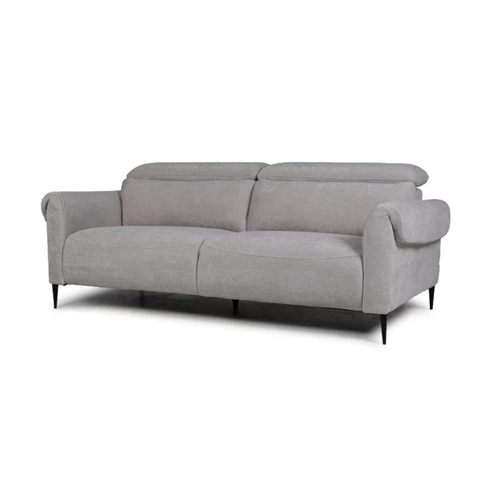 Sofá Matteo - Tela Microfibra - 3 cuerpos - 315-15 (Greige) en Beige - Sillones y sofás, Uruguay | NYR, vista 3