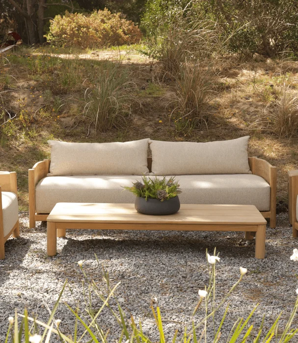 MESA LIVING MARA TEKA NATURAL 180X80X30 en Madera natural - Muebles para el exterior, Uruguay | Masinfinito Casa, vista 2