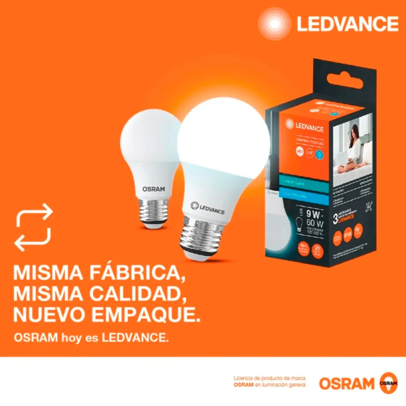 Campana LEDVANCE OSRAM Highbay Value G3 200W 4000K en Negro - Lámparas colgantes, Uruguay | Serlux, vista 6