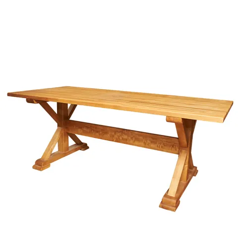 Mesa rustica x 2,0 — Serra Amoblamientos en Madera natural - Mesas de comedor, Uruguay | Serra Amoblamientos