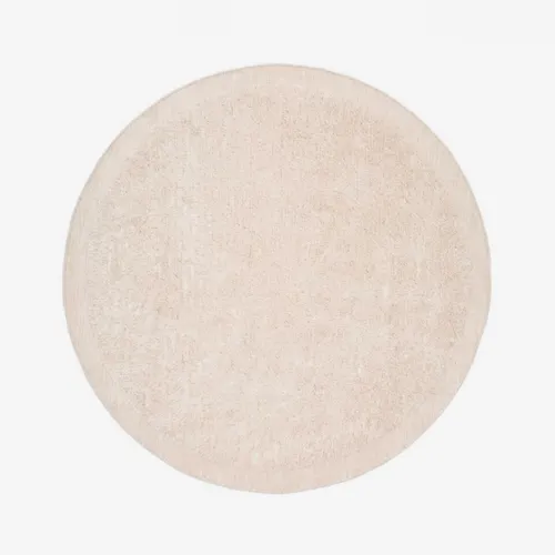 Alfombra redonda Marely - de lana blanco Ø 200 cm en Blanco - Textiles, Uruguay | Kavehome