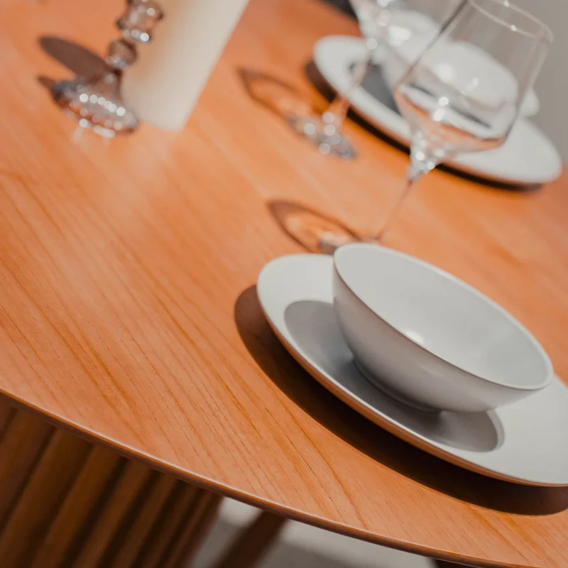 Mesa de Comedor - Redonda - Línea Nevada - Blanco en Blanco - Mesas de comedor, Uruguay | Ecowood, vista 6