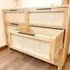 Comoda de 6 cajones con esterilla de viena natural en Madera natural - Muebles, Uruguay | Decoramuss, vista 3 de 3