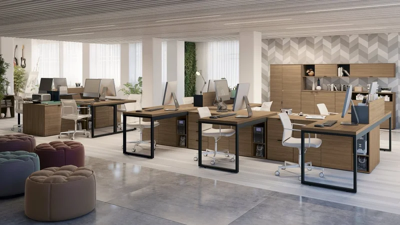 MESA ESCRITORIO INDUSTRIAL PREMIUM DIRECTOR 150CM en Marrón - Bibliotecas, Uruguay | Balton, vista 7