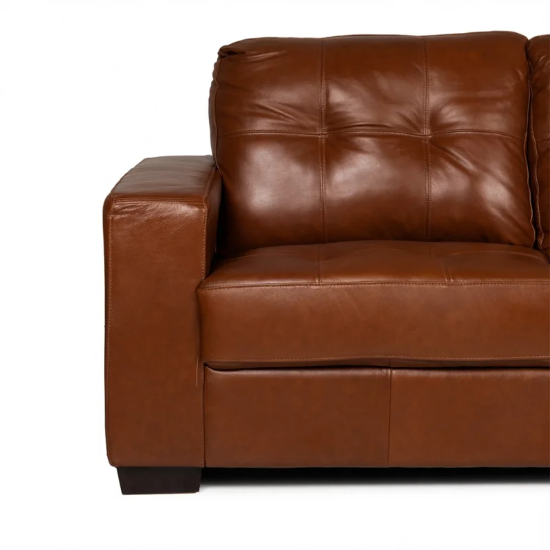 Rinconera Fargo - Cuero Básico - Chaise Derecho - 457 (Brandy) en Beige - Sillones y sofás, Uruguay | Nyr, vista 3