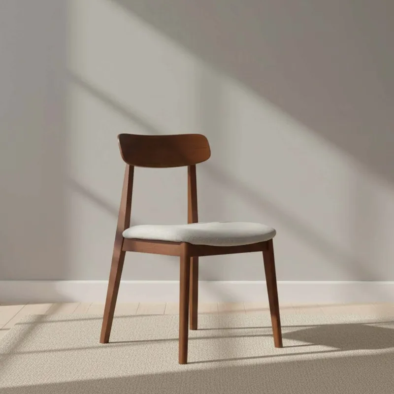 Silla De Comedor Madera Marron Dann en Marrón - Sillas, Uruguay | Divino