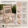 Silla Plegable Madera Eucaliptus en Madera natural - Sillas, Uruguay | La Cueva Muebles, vista 10 de 14